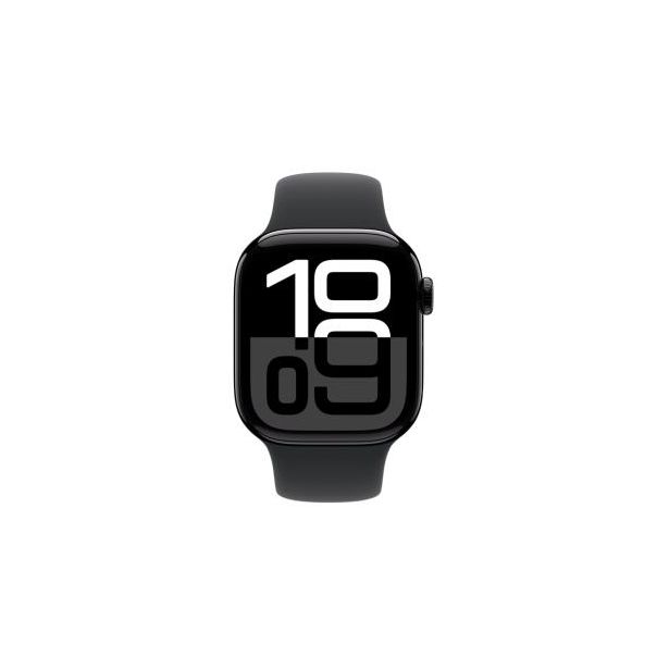 APPLE Pametni sat S10 GPS 42mm, Jet Black Alu Case sa Black Sport Band - S/M, crna - 295318