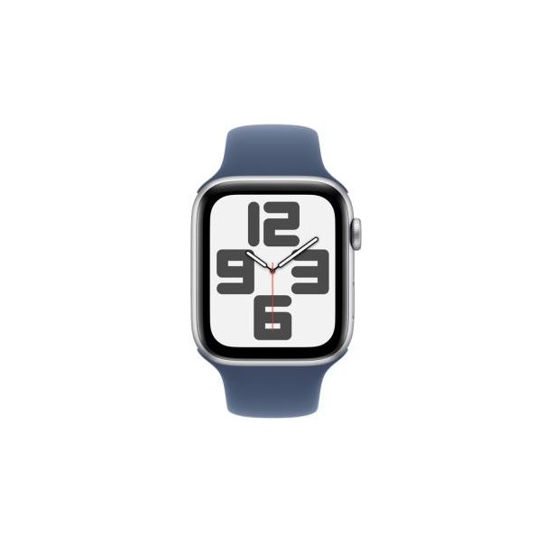 APPLE Pametni sat SE (2024) 44mm GPS Silver Alu Case/Denim Sport Band M/L, (mxer3qv/a) - 1780064