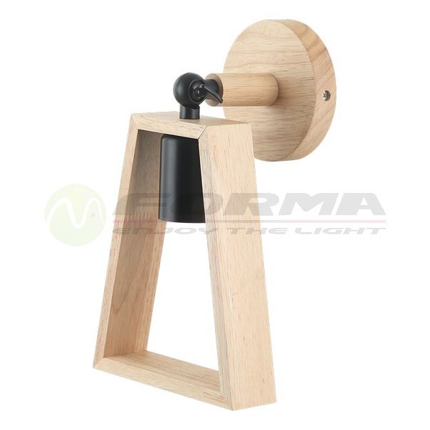 FORMA Zidna lampa 1xE27 F7825-1Z BK - 003764