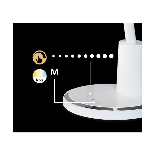 Rabalux Stona lampa Tekla LED 10W bela (2977) - 2977-1
