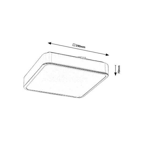 Rabalux Kupatilska rasveta Wolimir LED 22W hrom (2982) - 2982