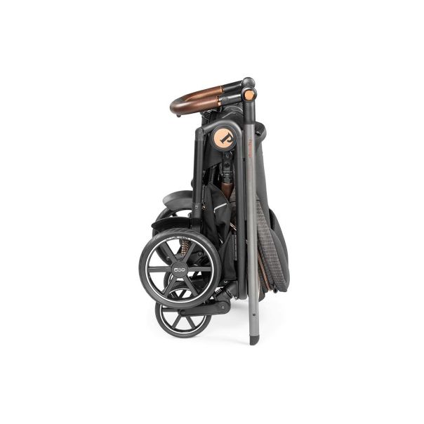 PEG PEREGO Kolica za bebe Veloce 500, crna/siva - P3120021614