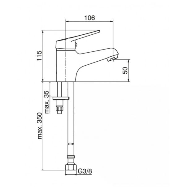 MINOTTI  Veneto lavabo slavina - 2643