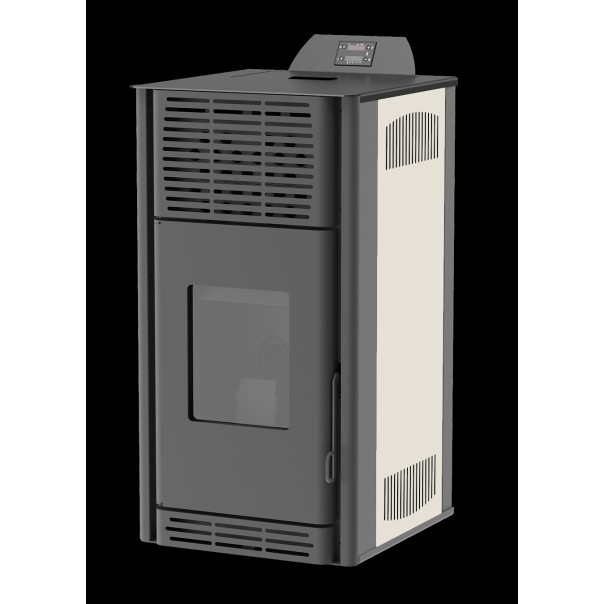 MARELI Kamin na pelet PS 12 air (12kW) krem - EP3020621