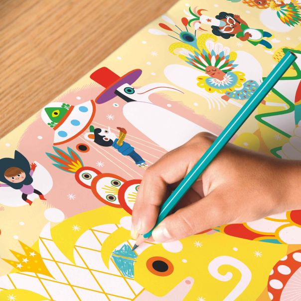 POPPIK Poster za bojenje: Karneval - COL003