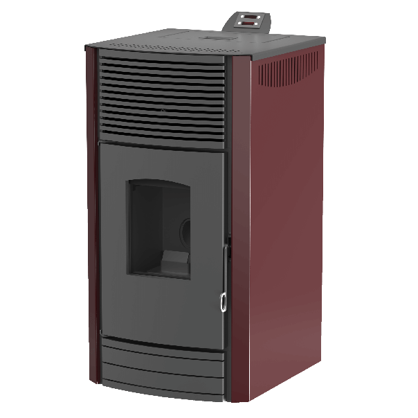 MARELI Kamin na pelet ONYX 10 air (10kW) bordo - EP3020636