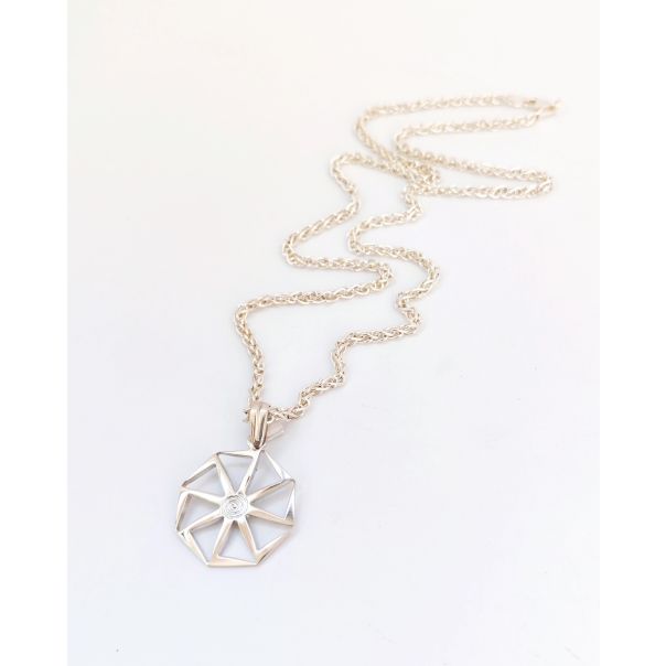 ROD - Ogrlica od sterling srebra KOLOVRAT spirala - ROD000041