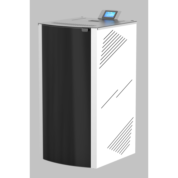 MARELI Kamin na pelet ONYX FULL GLASS 30 (4kW + 26kW) bela - EP3013721