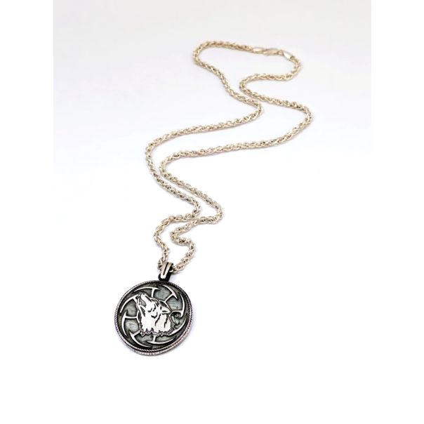 ROD - Ogrlica od sterling srebra VUK - ROD000044