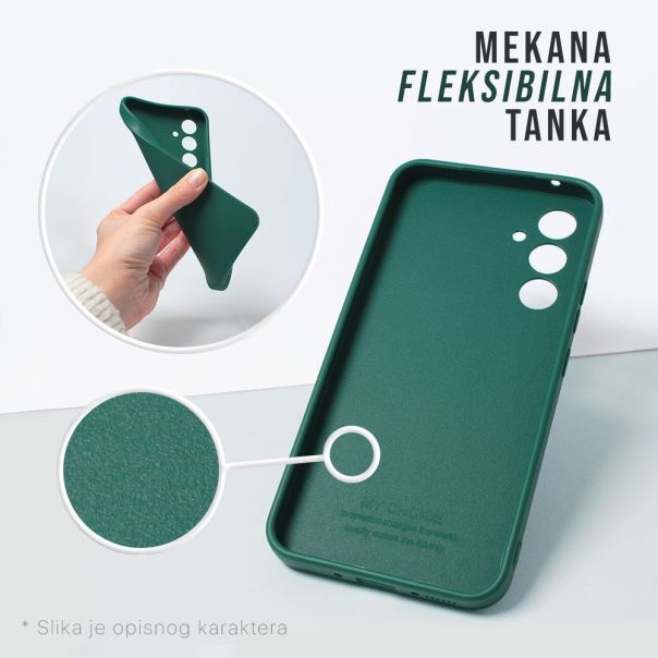 Maska za Xiaomi Redmi Note 17 Pro Max 5G tamno zelena 3D Camera - EP3320034