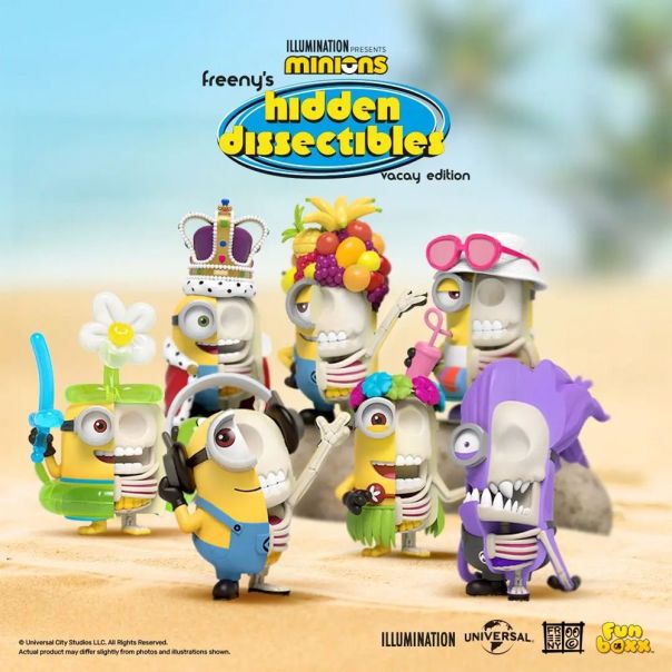 Mighty Jaxx Freeny's Hidden Dissectibles Minions Series 01 - Vacay Edition - EP3249147