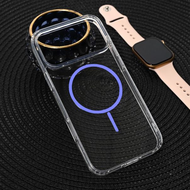 Maska za iPhone 17 Pro Max Magsafe Color Line ljubičasta - 222916