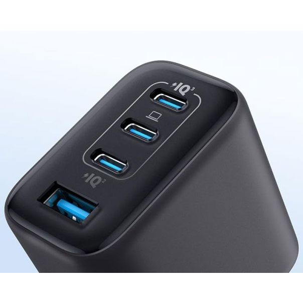 Zolo 70W 4-porta(3x USB-C i 1x USB-A) zidni punjač crni - EP3260709