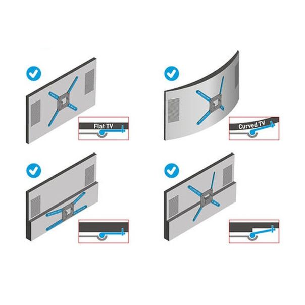 BARKAN BM443XL LCD TV zglobni zidni nosač od 13 do 86 inča - EP3300893