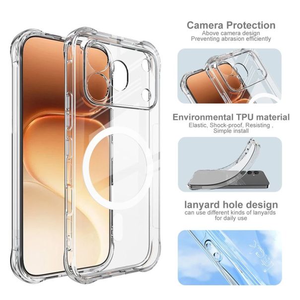 ICE CUBE Maska za Honor 600 Pro transparent Magsafe - EP3106502