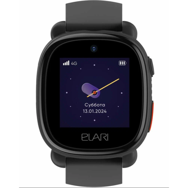 ELARI Pametni sat za decu Kidphone 4G Lite, crna - ELKP4GLBLK