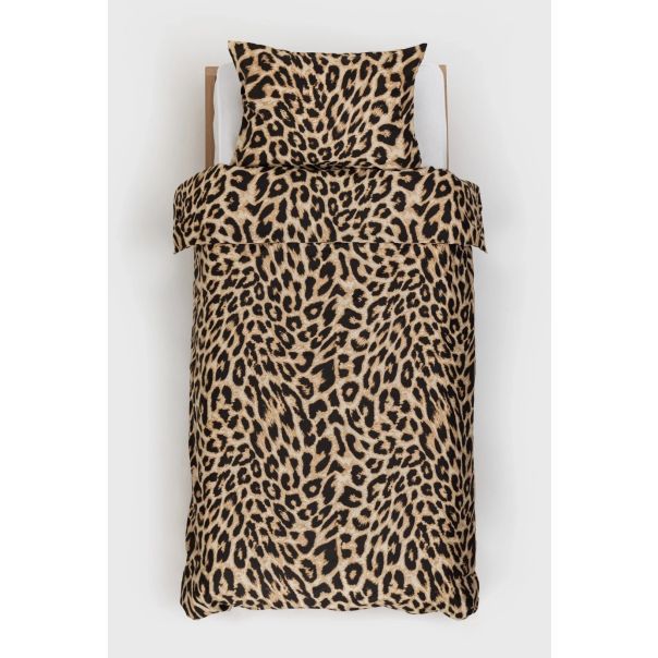 STEFAN Set posteljine 140x200cm Leopard, crna/braon - EP2952151