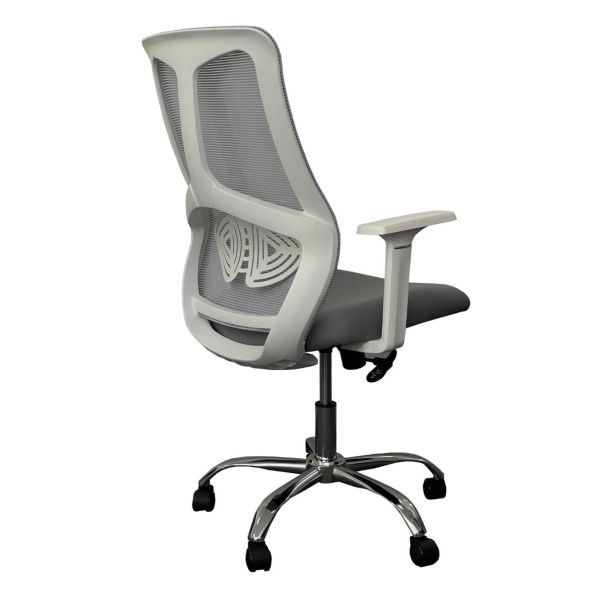 ANJI XINRENJIE FURNITURE Daktilo stolica CH STAR WHITE CHROME GREY - 3002290014