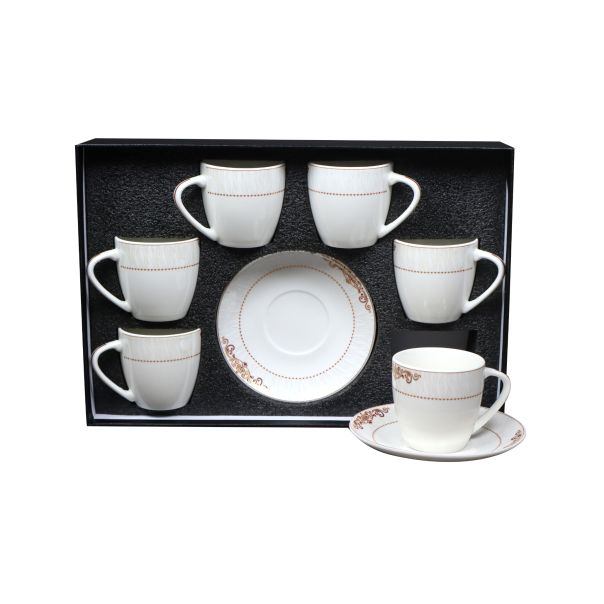 SIGMA Set porcelanskih šoljica za kafu 140ml 6/1 QRD2518-A - EP2860774