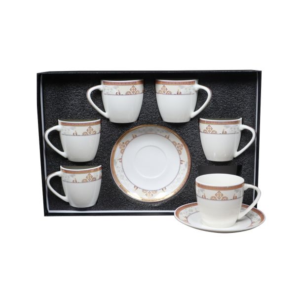 SIGMA Set porcelanskih šoljica za kafu 140ml 6/1 QRD2518-C - EP2860780