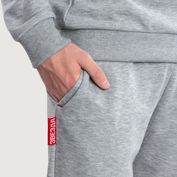 FK CRVENA ZVEZDA muška trenerka siva donji deo - 301-25-3