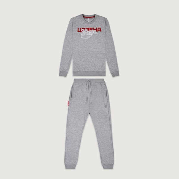 FK CRVENA ZVEZDA muška trenerka siva donji deo - 301-25-3