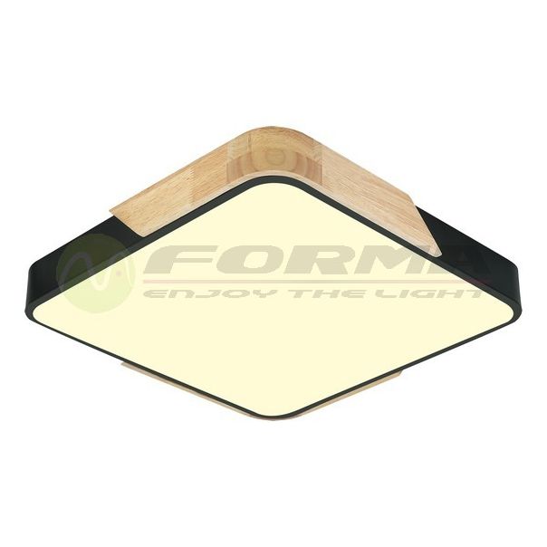 FORMA LED plafonska lampa 30W 3000K-6400K F2812-30C BK-drvo - 005095