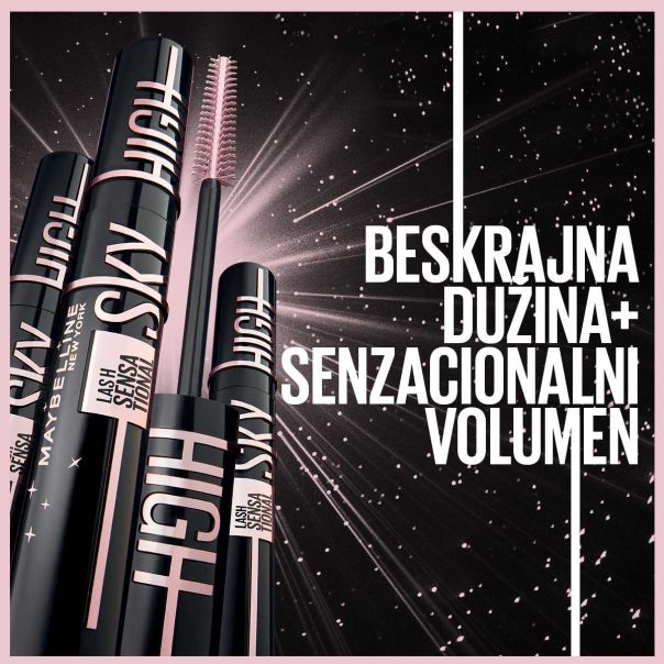 Maybelline New York Lash Sensational Sky High Cosmic Black maskara - 1100012954