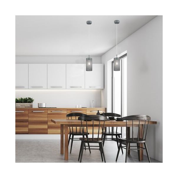 RABALUX Visilica Callia siva, E14 25W - 3018