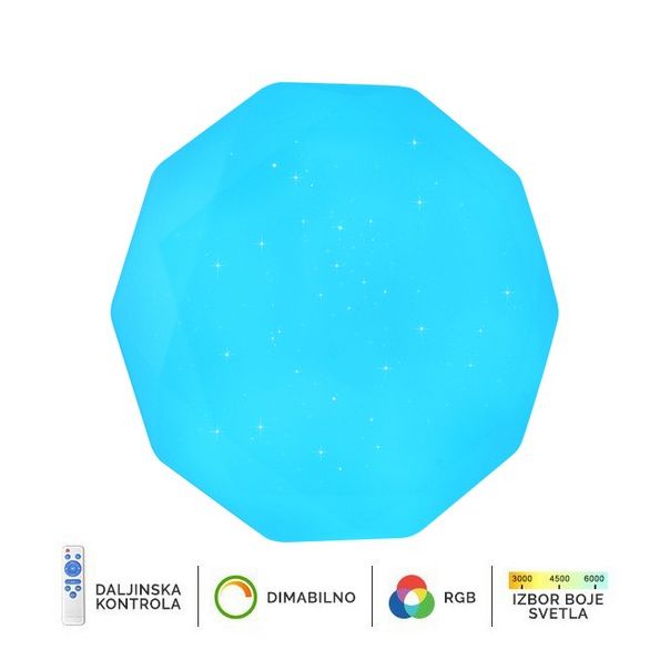 FORMA LED plafonjera 28W 3000K-6400K + RGB LP-901-28 - 005133