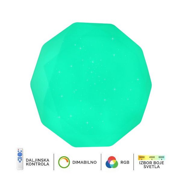 FORMA LED plafonjera 28W 3000K-6400K + RGB LP-901-28 - 005133