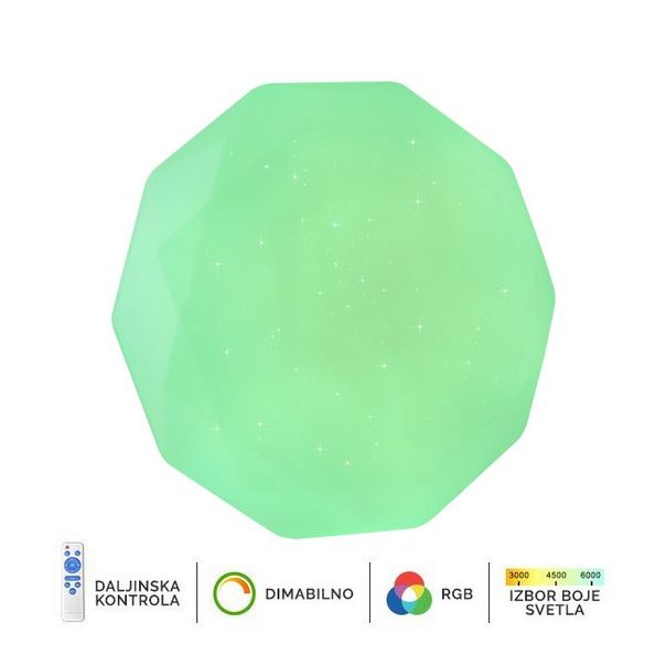 FORMA LED plafonjera 28W 3000K-6400K + RGB LP-901-28 - 005133