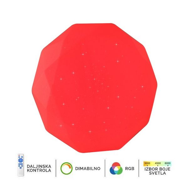 FORMA LED plafonjera 28W 3000K-6400K + RGB LP-901-28 - 005133