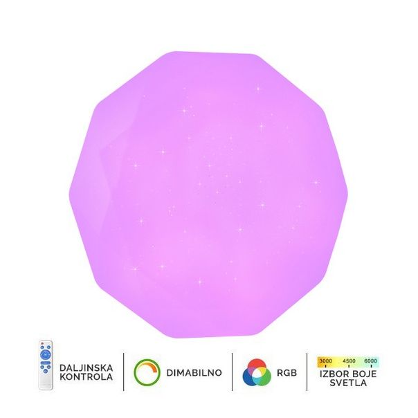 FORMA LED plafonjera 28W 3000K-6400K + RGB LP-901-28 - 005133