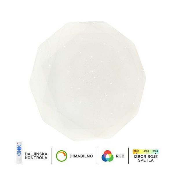 FORMA LED plafonjera 28W 3000K-6400K + RGB LP-901-28 - 005133