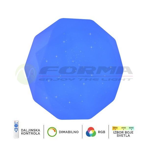 FORMA LED plafonjera 28W 3000K-6400K + RGB LP-901-28 - 005133