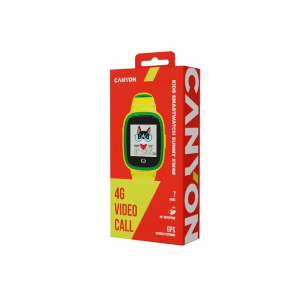 CANYON Dečji pametni sat Sunny KW-48 CNE-KW48YG, zelena - 302308