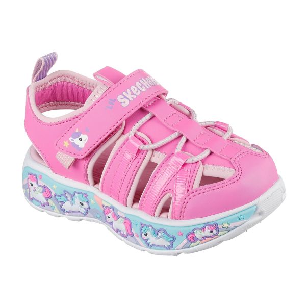 SKECHERS Sandale play scene splash GT - 303162N-PKLP