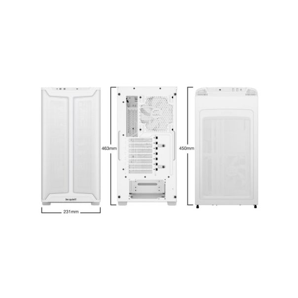 BE QUIET! Kućište Pure base 501 DX, bela - 083131