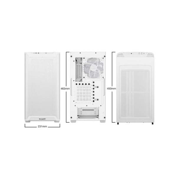 BE QUIET! Kućište Pure base 501 LX, bela - 083133