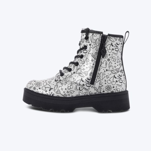 SKECHERS Cipele gravlen hi doodle down GP - 303408L-SLBK