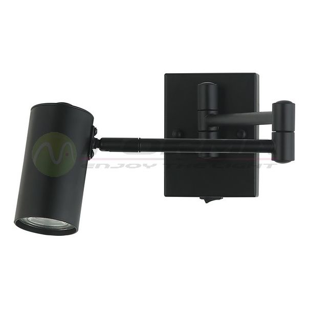 FORMA Zidna lampa 1xGU10 F1201-1ZL BK - 004791