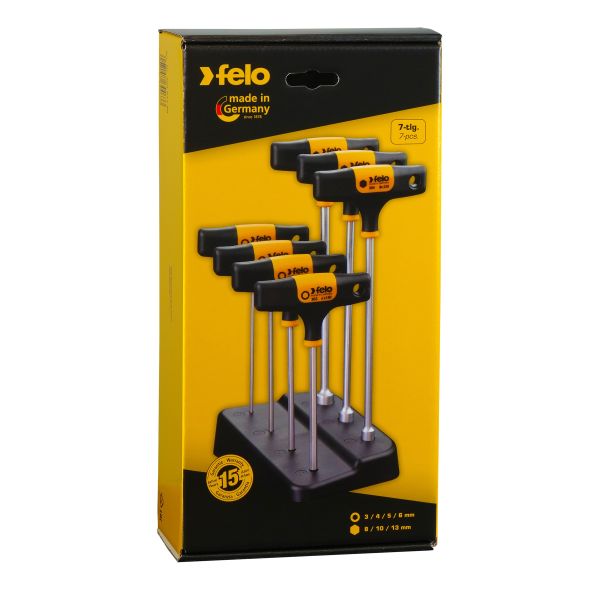 Felo Set šrafcigera sa T-ručkom HEX/HEX-nut 30397160 7 kom - 30397160