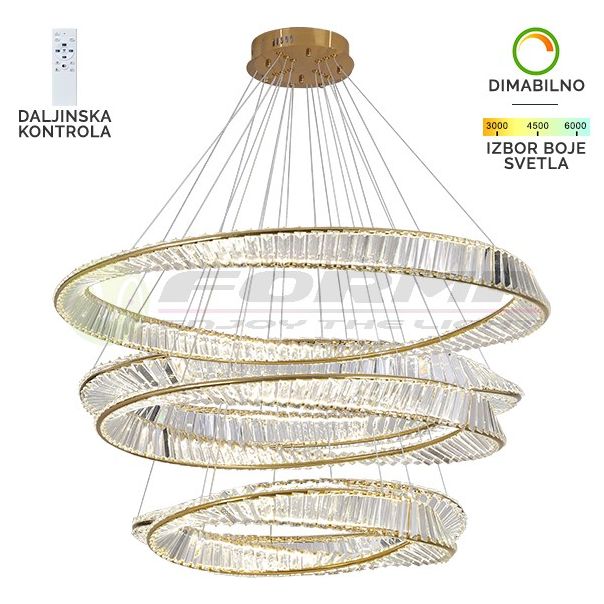 FORMA LED visilica 180W 3000K-6400K KP6045-180V T - 005115