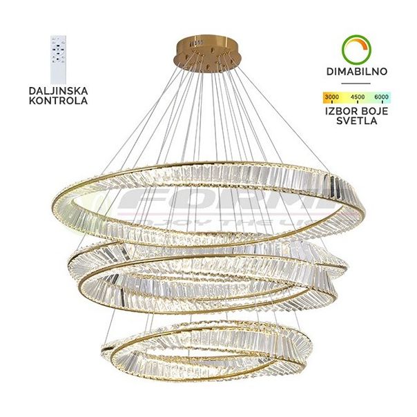 FORMA LED visilica 180W 3000K-6400K KP6045-180V T - 005115