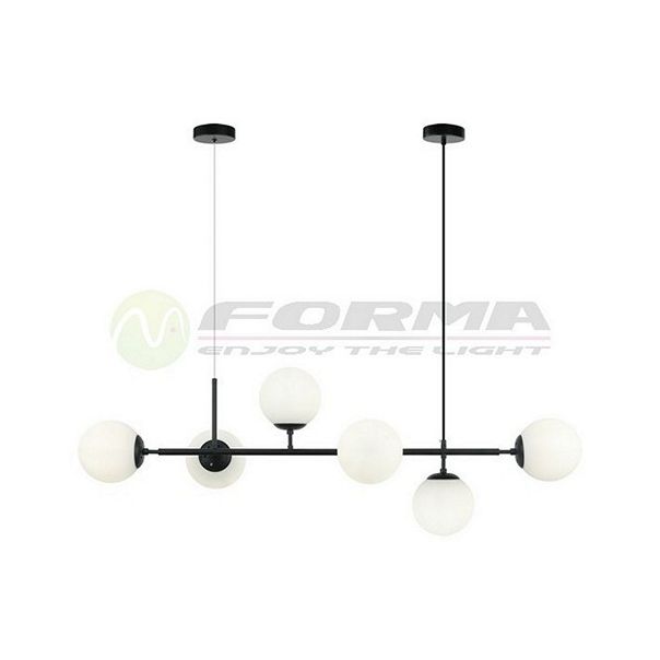 FORMA Visilica 6xE27 F7031-6V BK-WH - 004833
