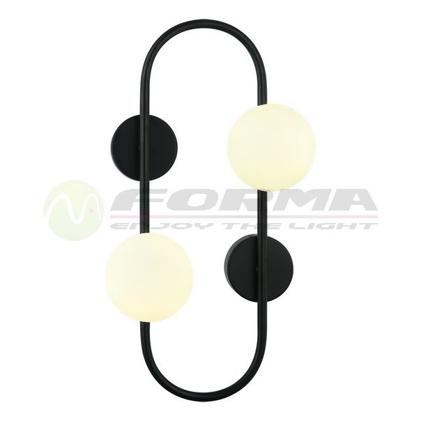 FORMA Zidna lampa 2xG9 F9209-2Z BK - 004888