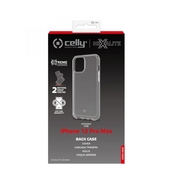 CELLY TPU futrola HEXALITE za iPhone 12 PRO MAX - HEXALITE1005WH