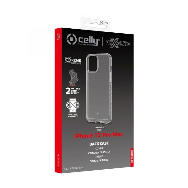 CELLY TPU futrola HEXALITE za iPhone 12 PRO MAX - HEXALITE1005WH