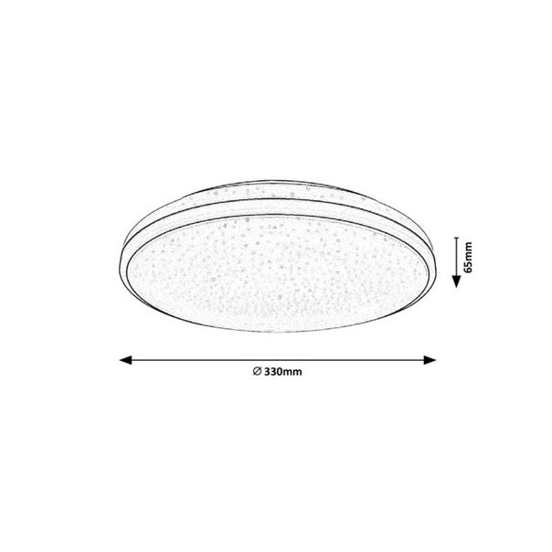 Rabalux Kupatilska rasveta Slava LED 18W crna (3054) - 3054